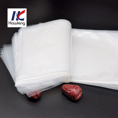 Nylon PE Coex Plastic Food Packaging Vacuum Bag 3 Side Sealed Pouch Transparent