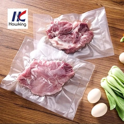 Oem Moisture Proof Vacuo Seal Food Vacuum Bag 80um Embossed Pa Pe